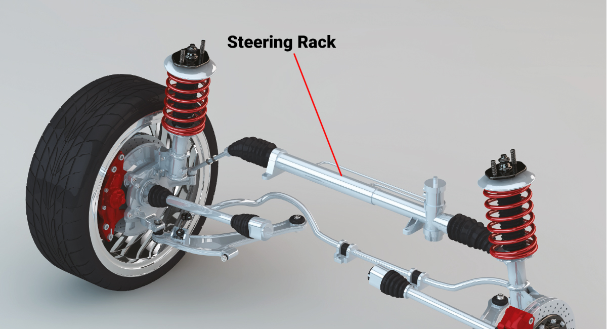 A steering rack