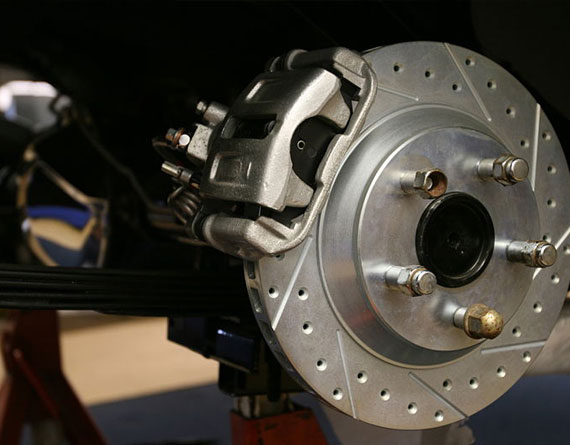 The brakes of a vehicle