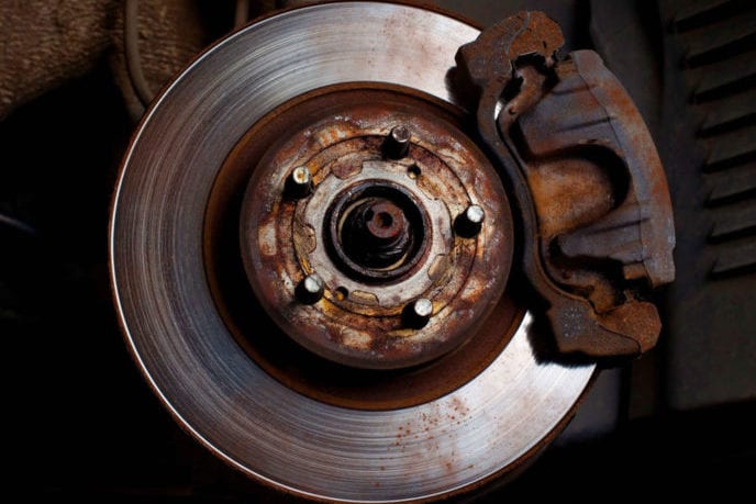 Rusty brakes and rotors