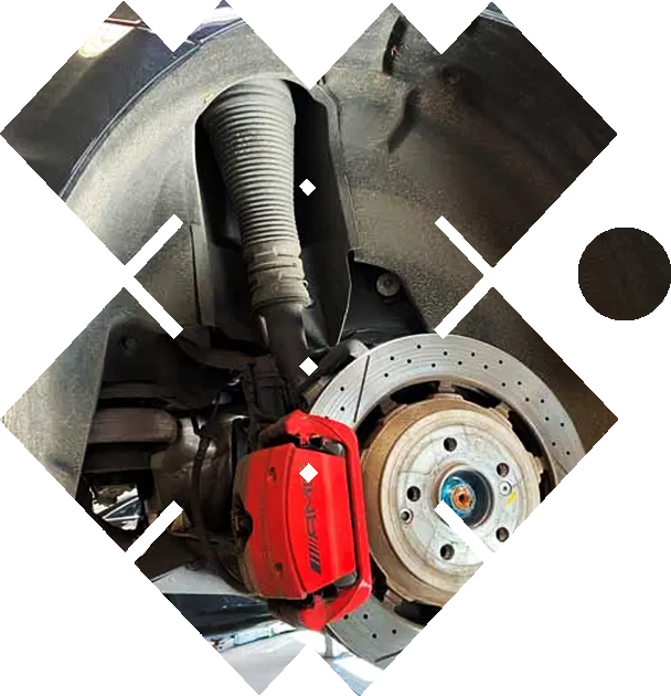 A brake and rotor