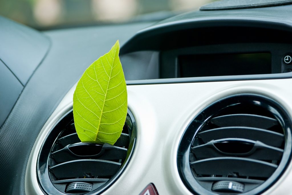 A vehicle's AC vents