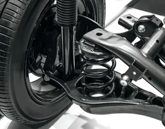 The suspension system of a vehicle