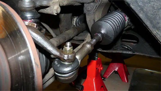 A vehicle's tie rod